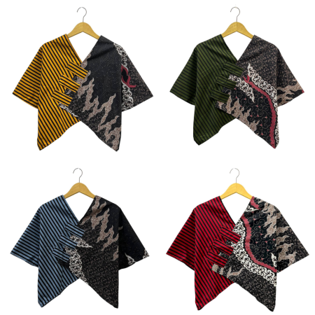 Croptop Batik / Blus Kotak (Kode: BKM)