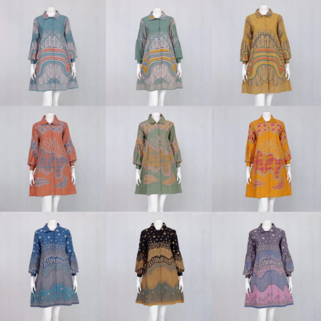 Tunik Rinjani Batik Solo Exclusive ( Kode: BMK )
