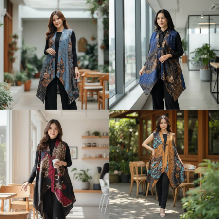 Long Vest Batik (Kode: BKM)