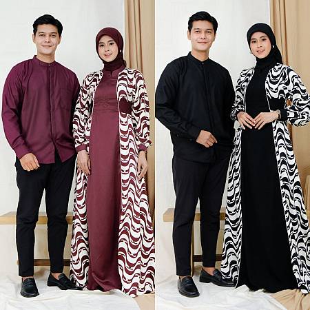 Couple Koko Gamis Zahra (Kode: KBE)