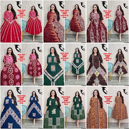 Daster Rayon Jumbo Premium (Kode: BHD)