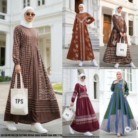 Gamis Rayon Premium ( Kode: TPS )