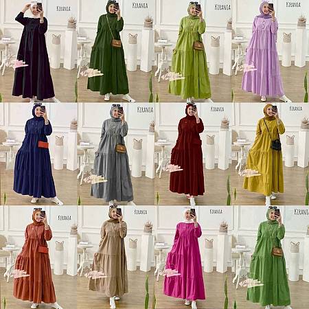 Kirania Midi Dress Rayon (Kode: AYN)
