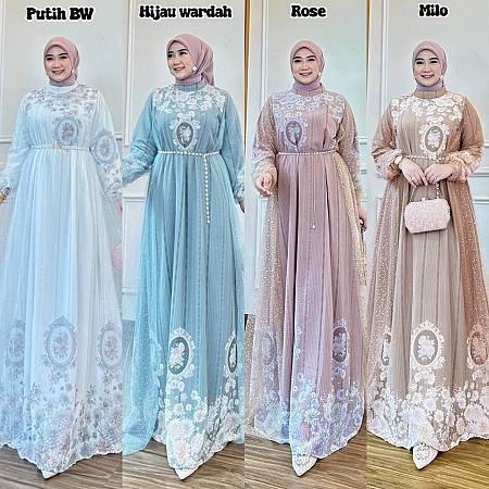 Gamis Melody Dress (Kode: NNB)