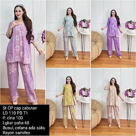 Setelan Celana Panjang Batik (Kode: MSD , LGB , BFP)