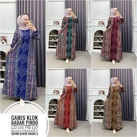 Aneka Gamis Batik Cantik (Kode: BFP , MSD , LGB)