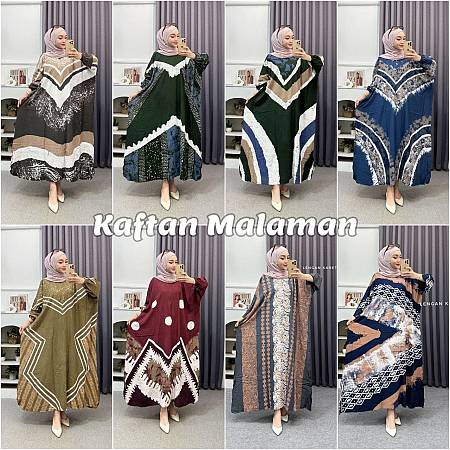 Gamis Kaftan Batik Cumikan (Kode;  BFP , LGB , MSD )