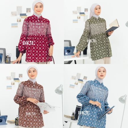 Blouse Batik Lapis Trikot (Kode: KTL)
