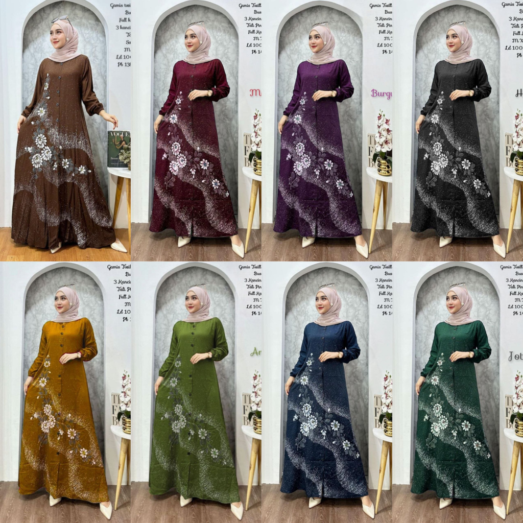 Gamis Twill Lukis (Kode: HDT)