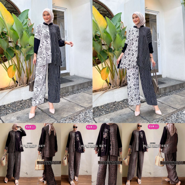 One Set Rayon Batik Cantik ( Kode: BTM )