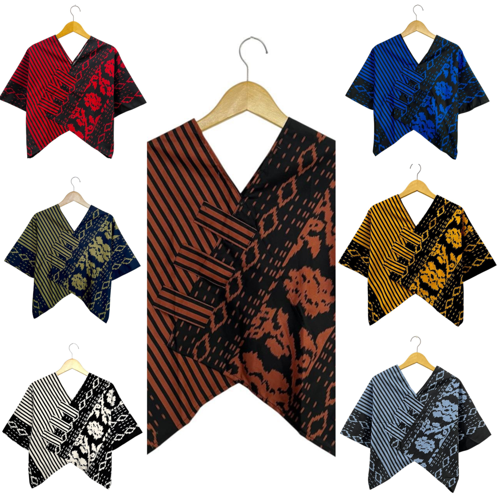 Croptop Batik / Blus Kotak (Kode: BKM)