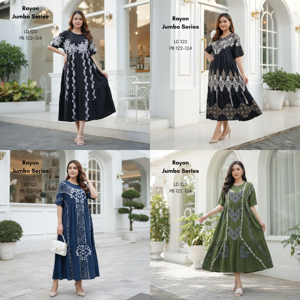 Daster Susun Jumbo Batik Abstrak (Kode: ISN)