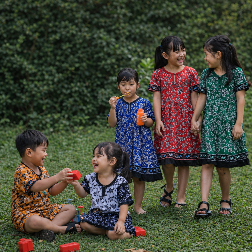 Daster Anak Kaos Batik Tuban