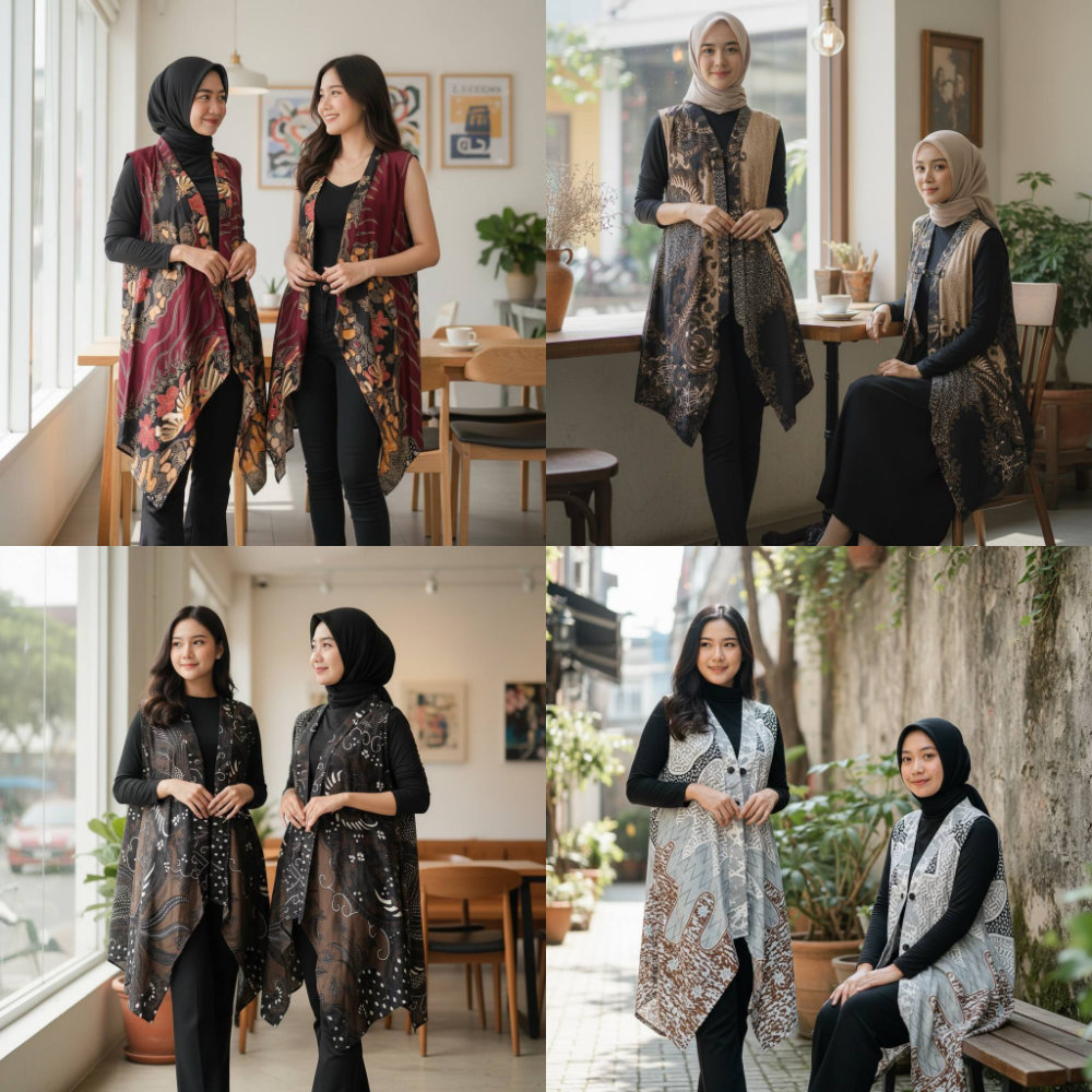 Long Vest Batik (Kode: BKM)