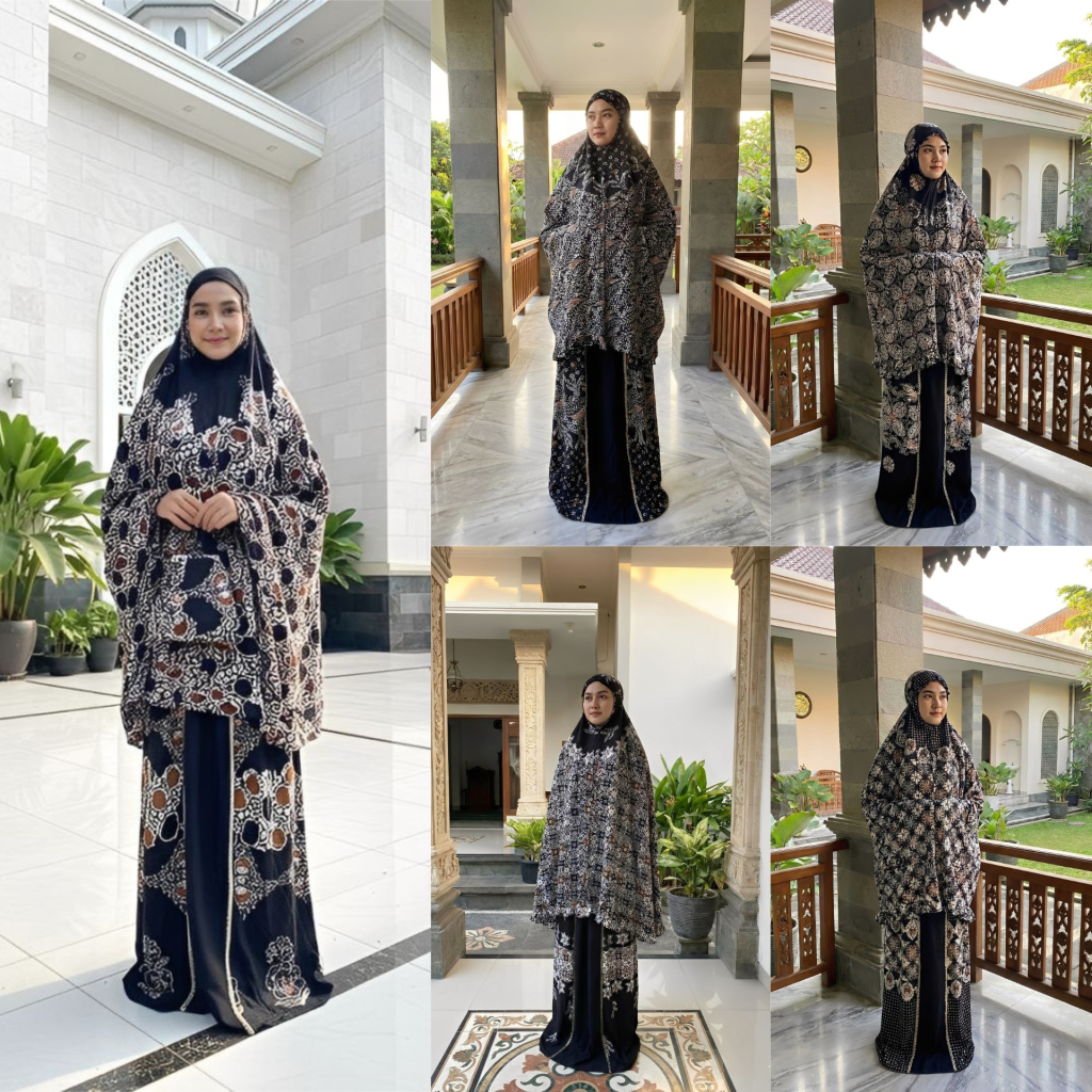 Mukena Batik Sogan Renda (Kode: BRS)