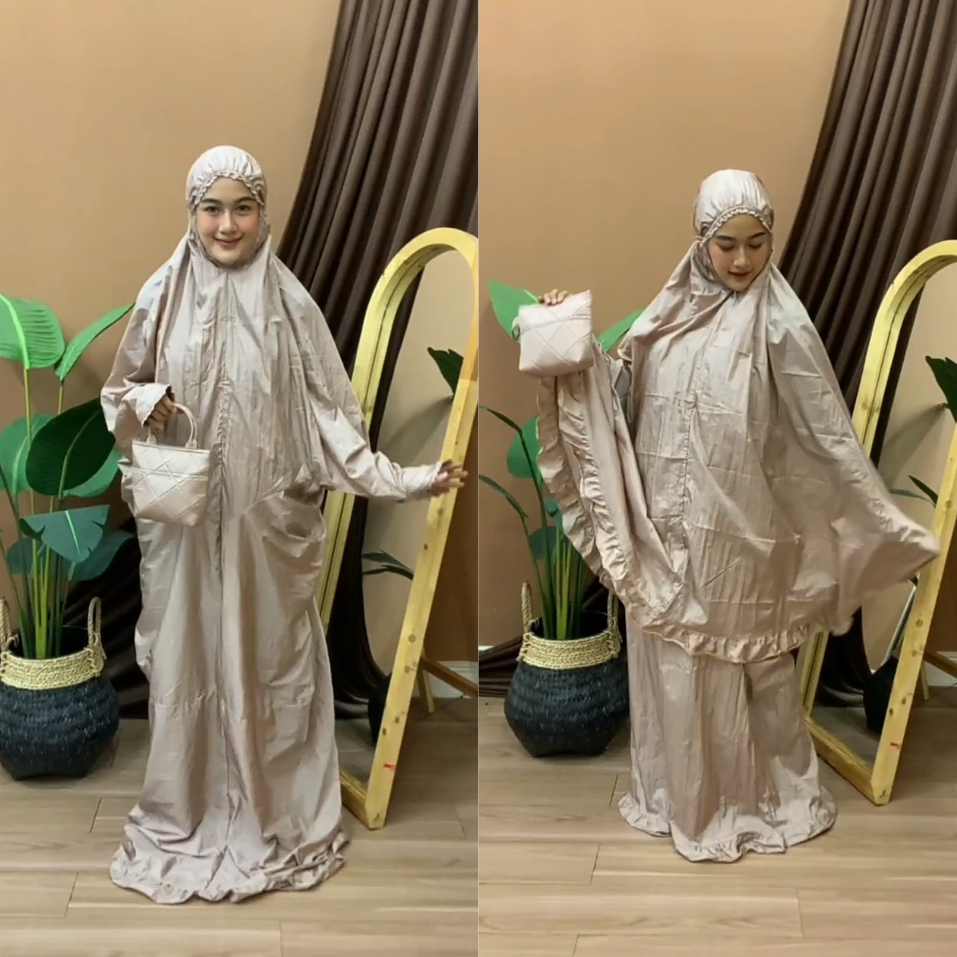 Mukena Traveling Parasut Cringkle Exclusive (Kode: ISN)