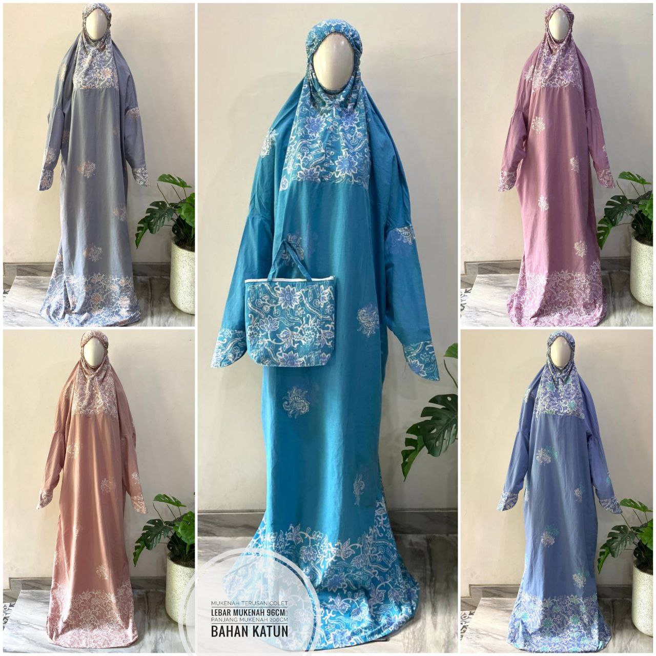 Mukena Terusan Batik (Kode: BRS)