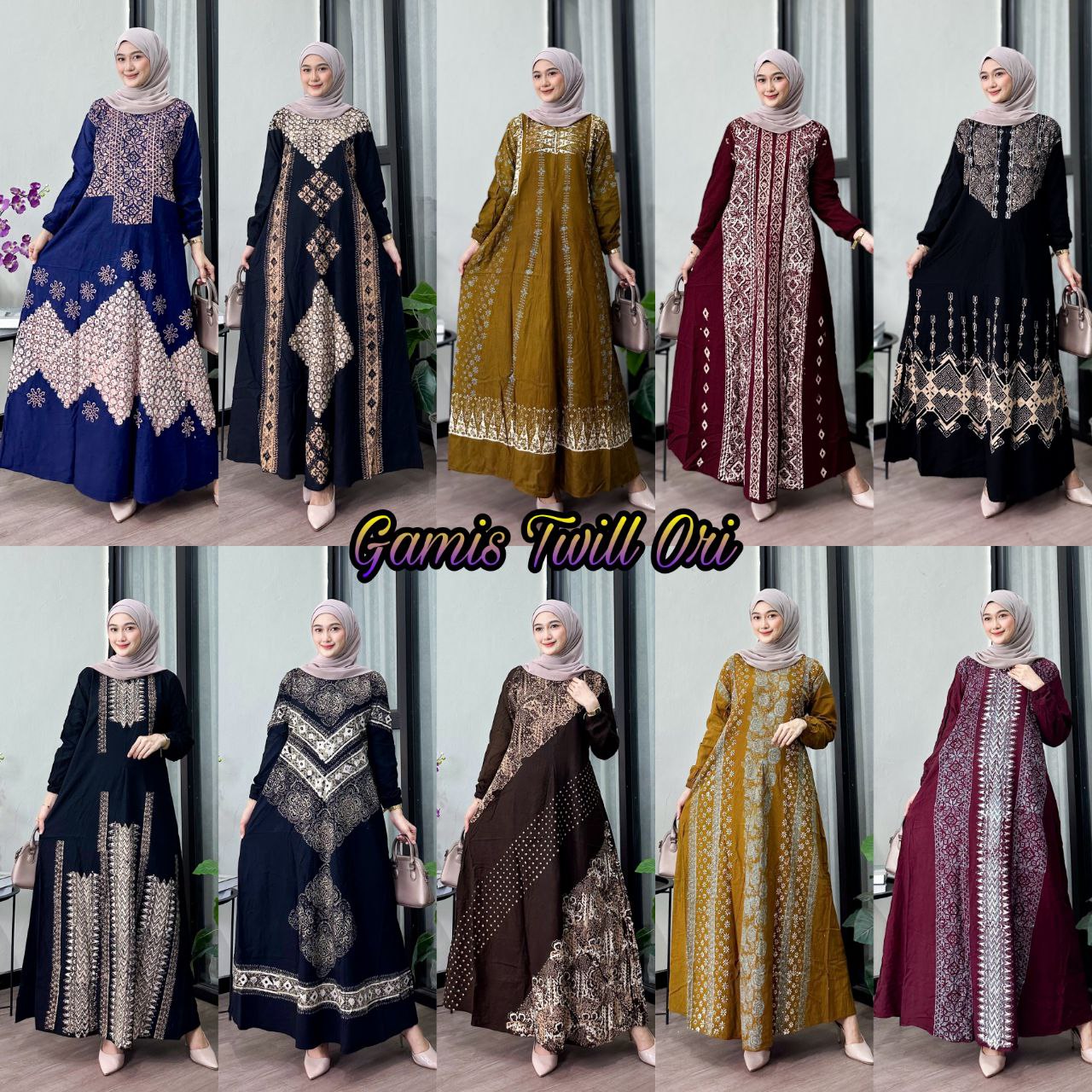 Gamis Twill Ori Allsize (kode BDB)