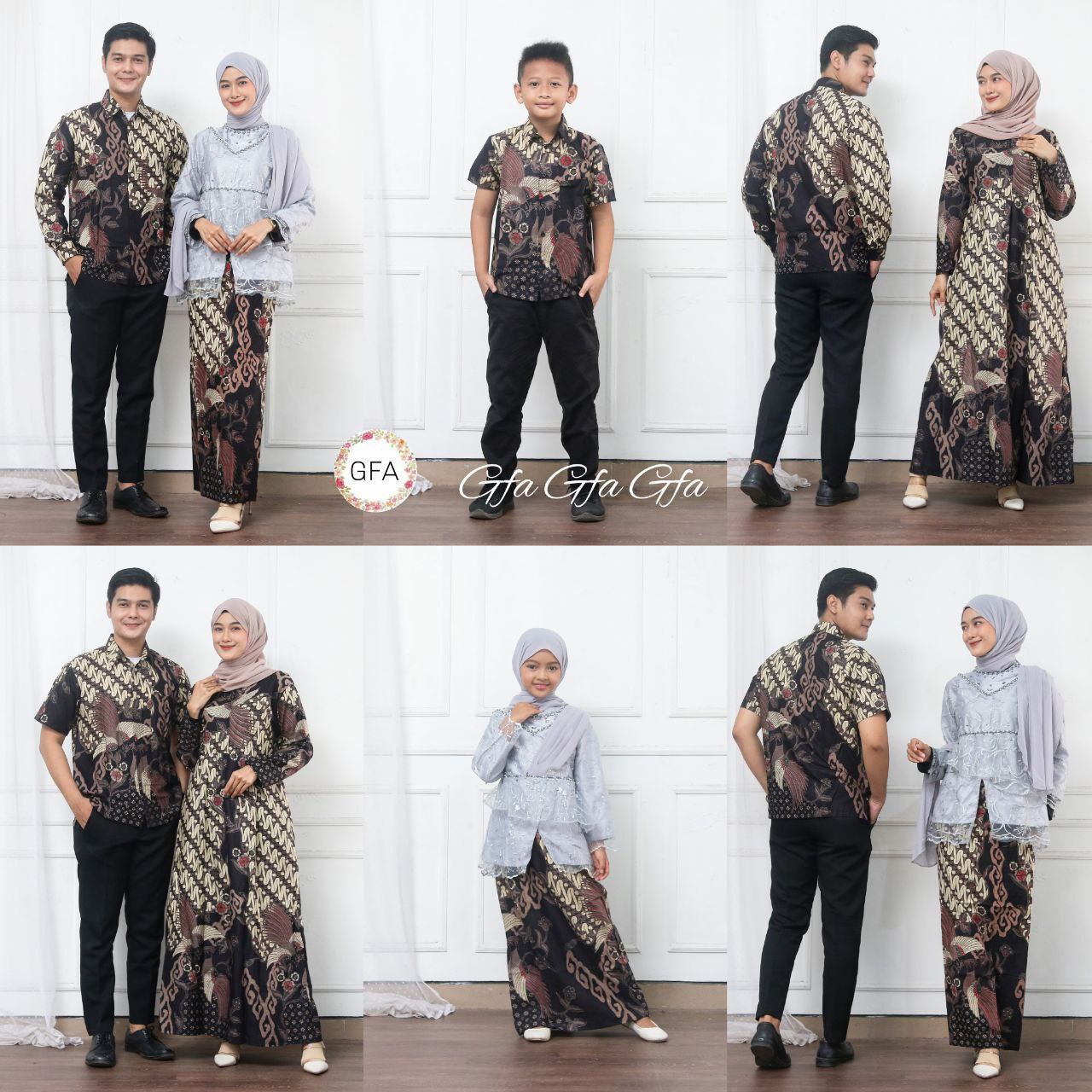 Couple Kebaya Keluarga Kaluna (Kode: GFH)