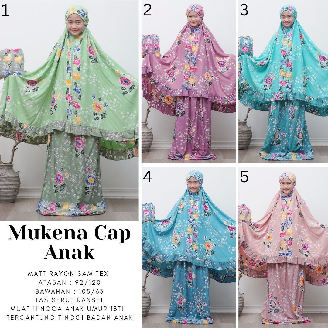 Mukena Batik Anak Rayon Premium (Kode: ADT)