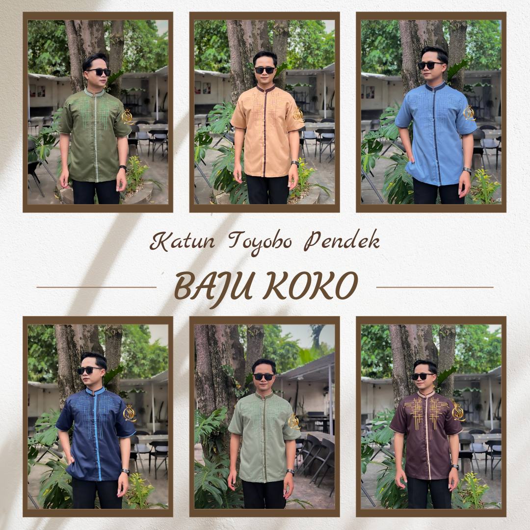 Koko Toyobo Bordir Pendek (Kode: QTK)