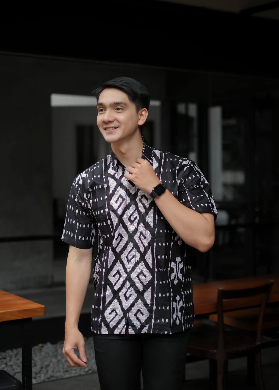 Hem Batik Hitam Manis Katun (Kode: BKM)