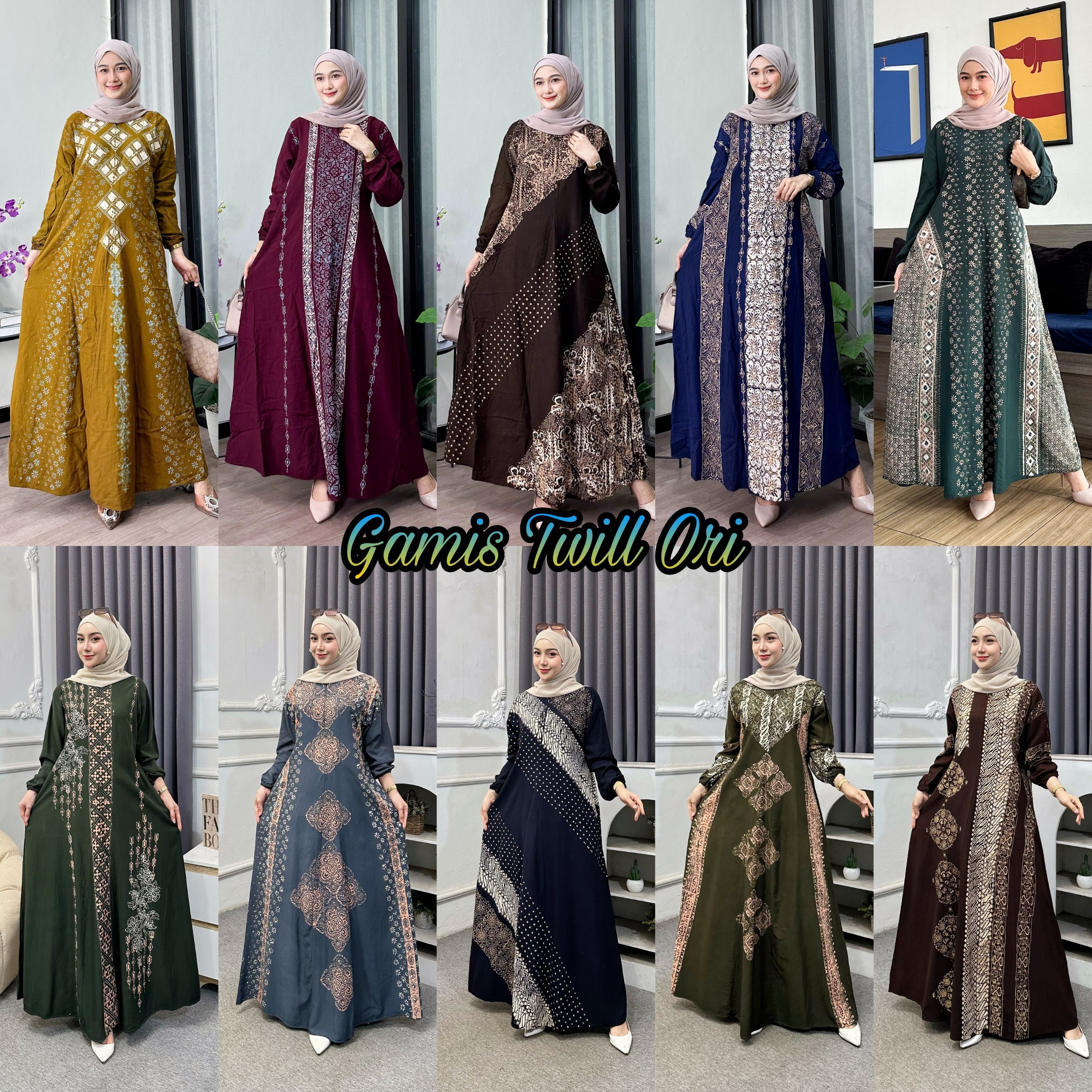 Gamis Twill Ori Allsize (kode BDB)