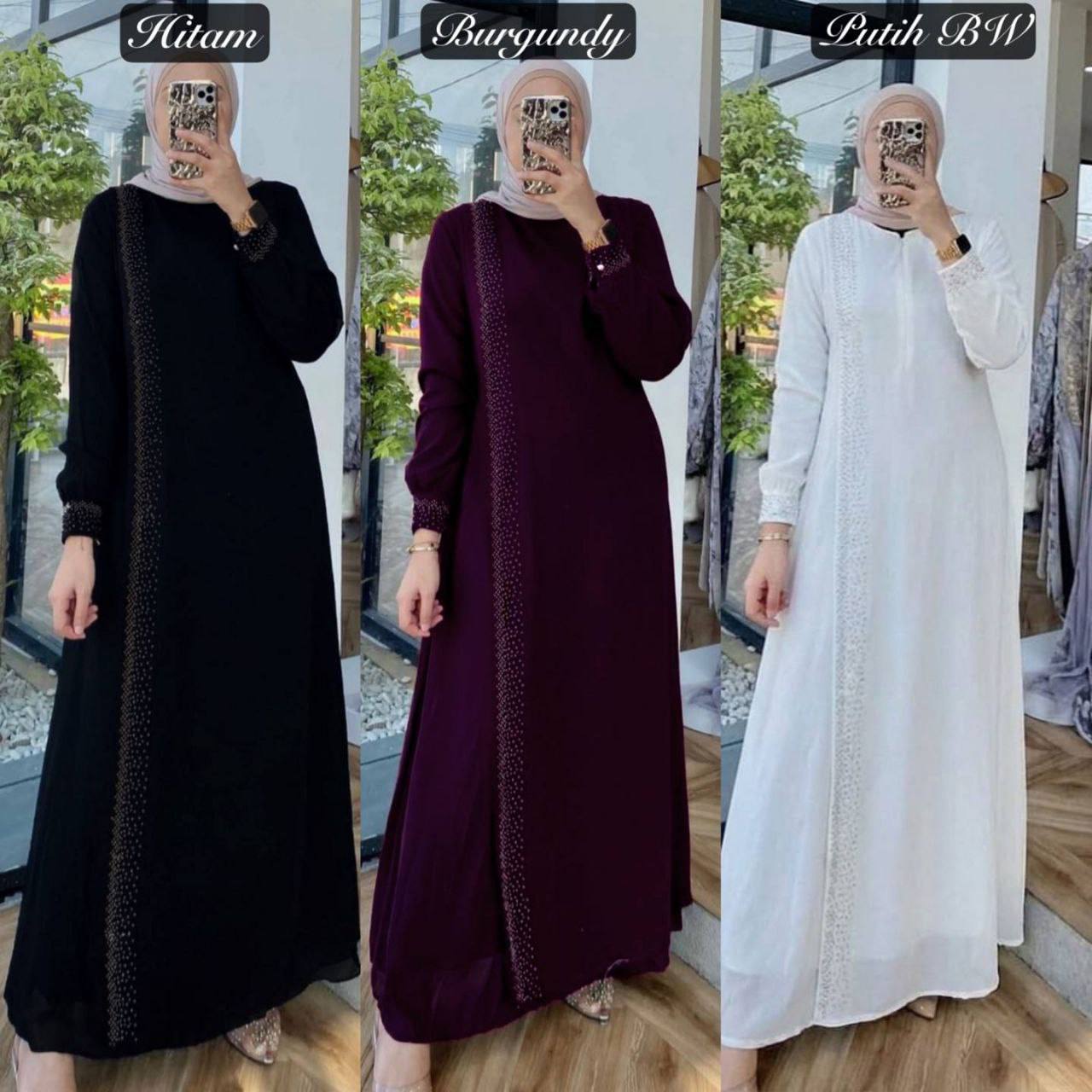 Gamis Abaya Khadijah swarosky (Kode: NNB)