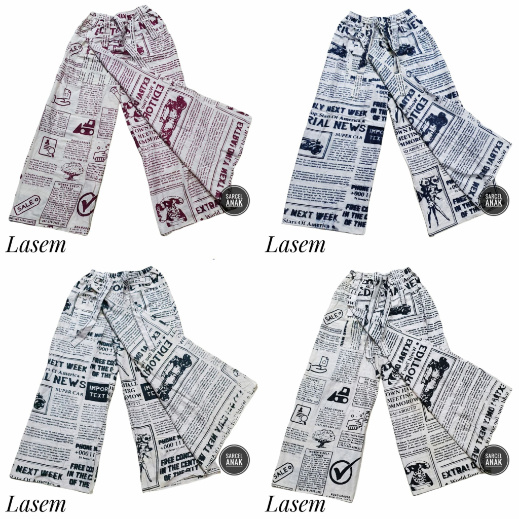 Sarung Celana Anak Print (Kode:RQT)