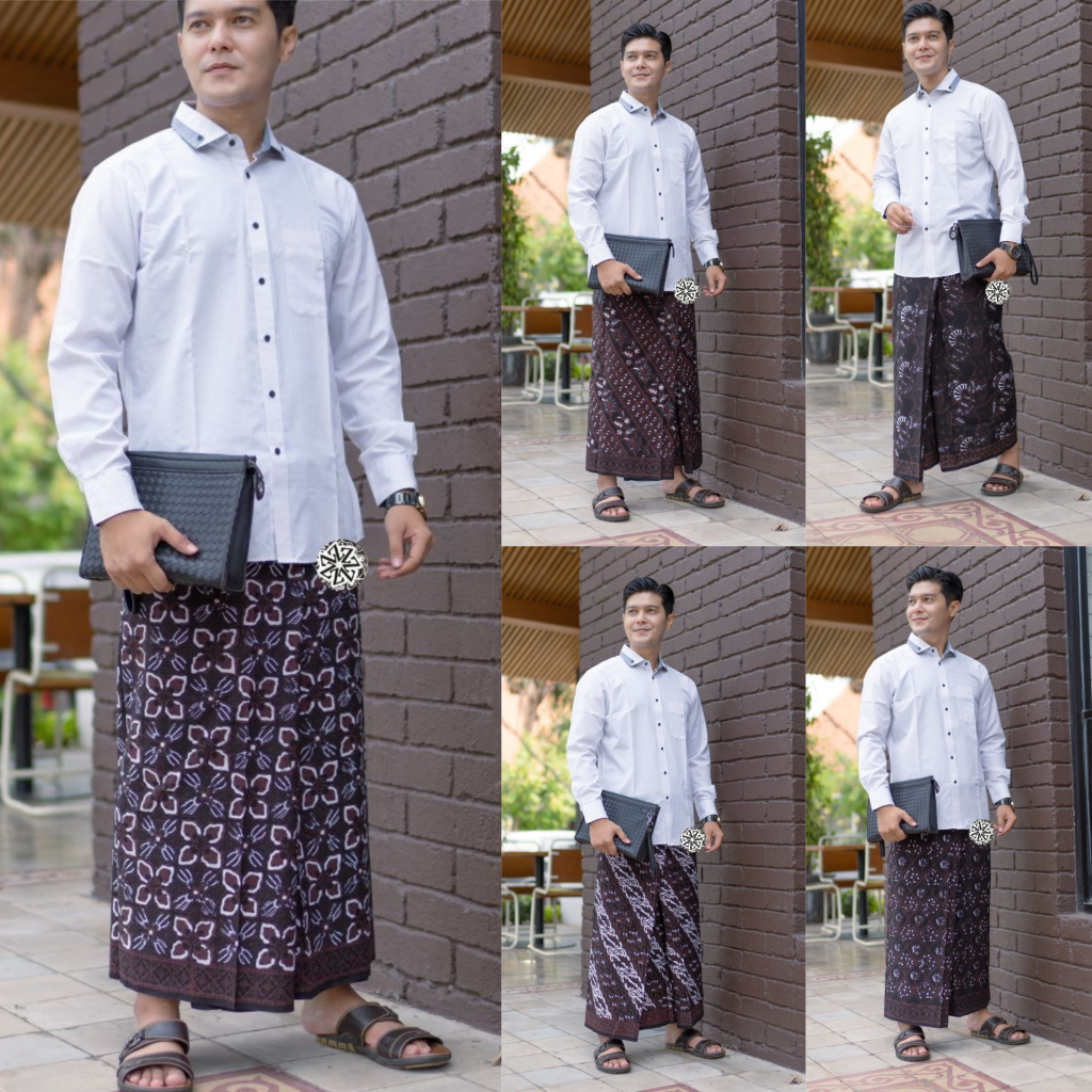 Sarung Batik Cap Kombinasi Sogan (Kode: ZZZ)