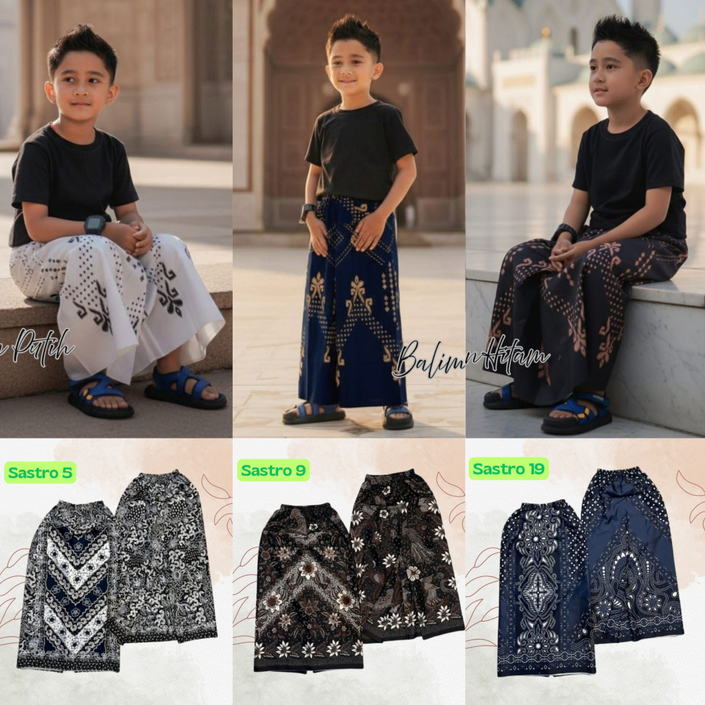 Sarung Instan Anak Bahan Polimikro (Kode: ANJ )