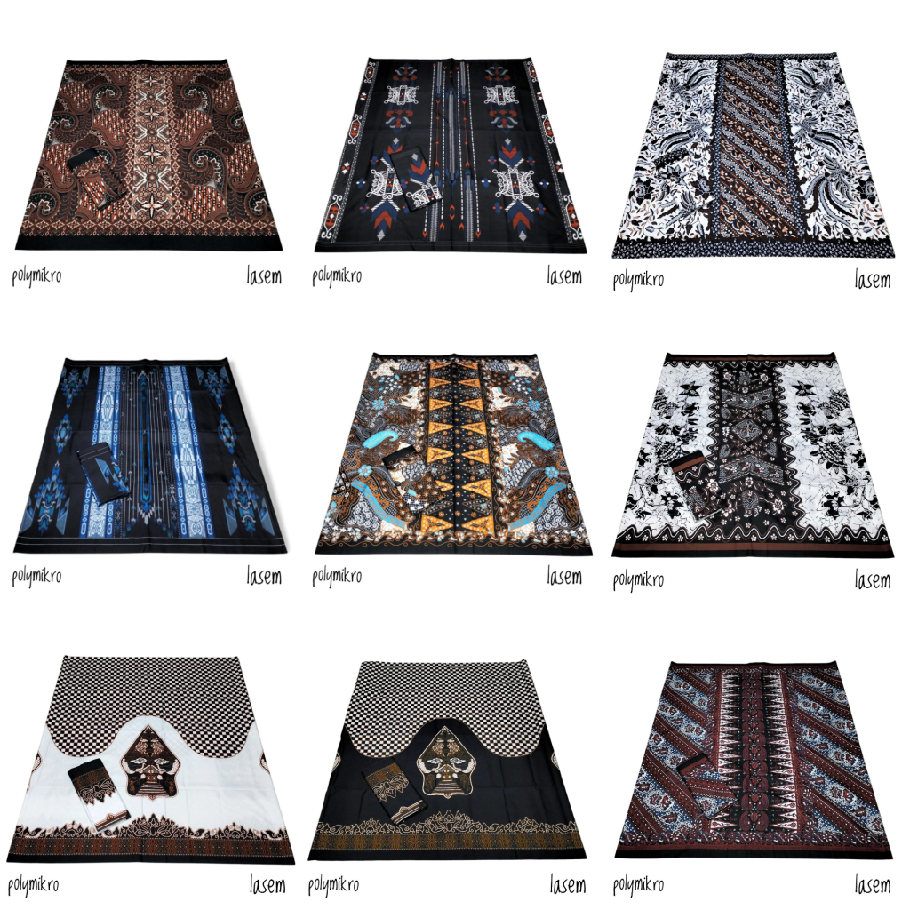 Sarung Polimikro Print Aneka Motif (Kode: RQT)