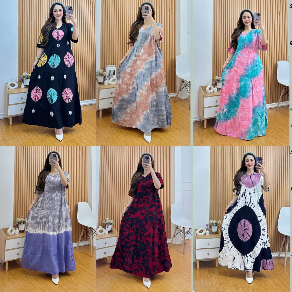 Sekdress Susun Rayon Mutiara Jumbo (Kode: HDT)