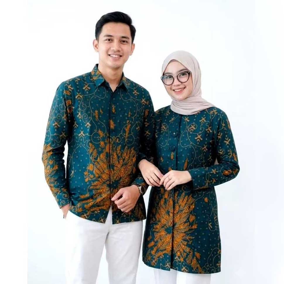 Couple Kemeja Furing Dan Tunik Trikot (Kode: LUX)
